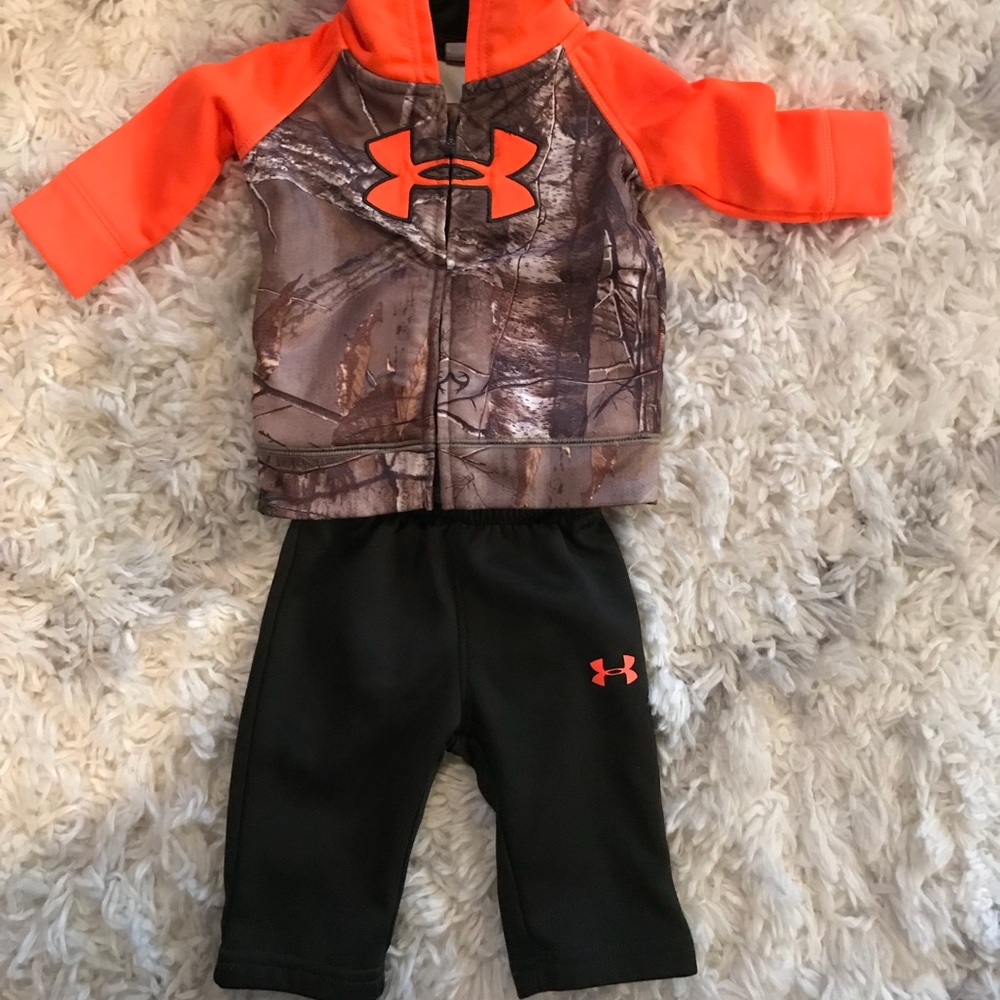 Under armor baby hooded set